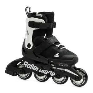 Rollerblade Microblade - Black/White - Adjustable Size Skates