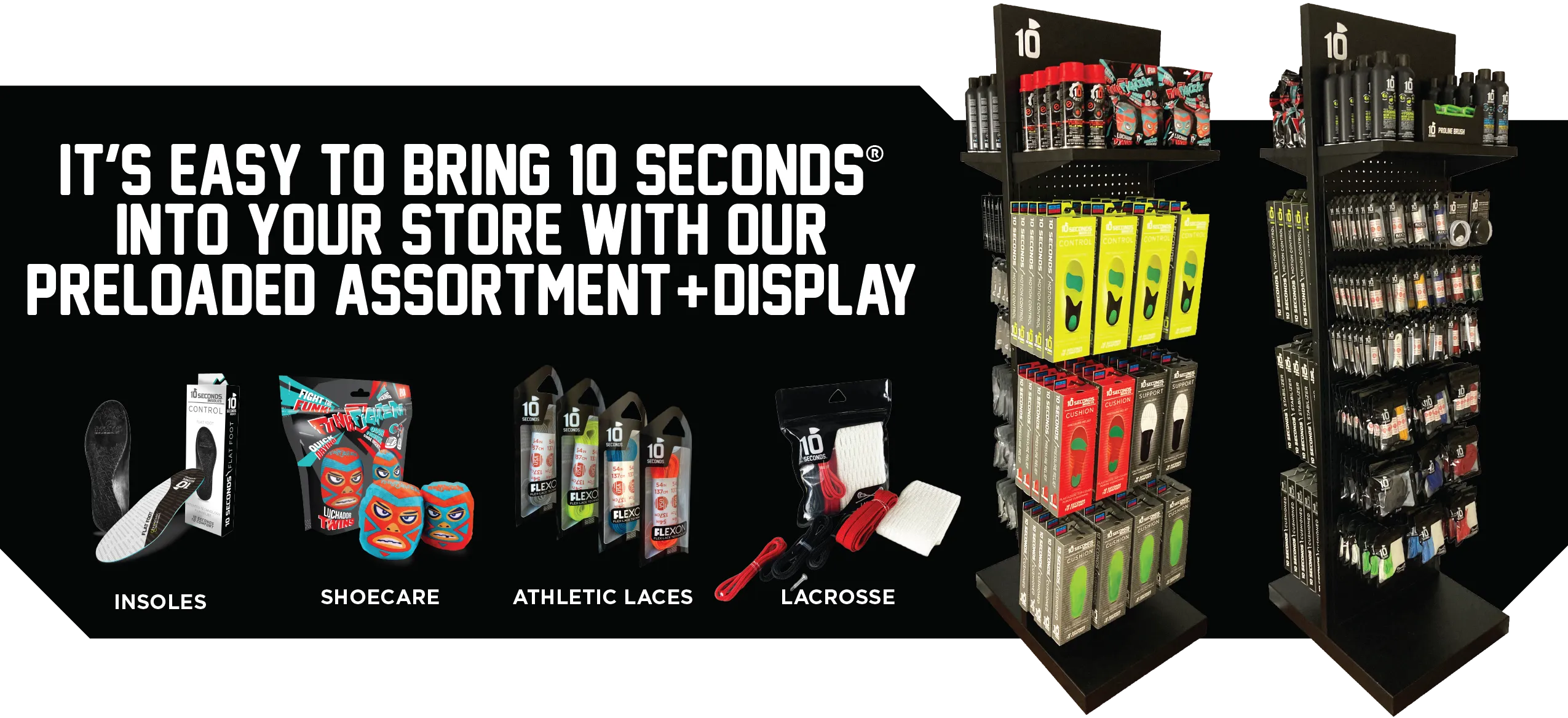 10 Seconds ® 2-Sided Display | Field Sports