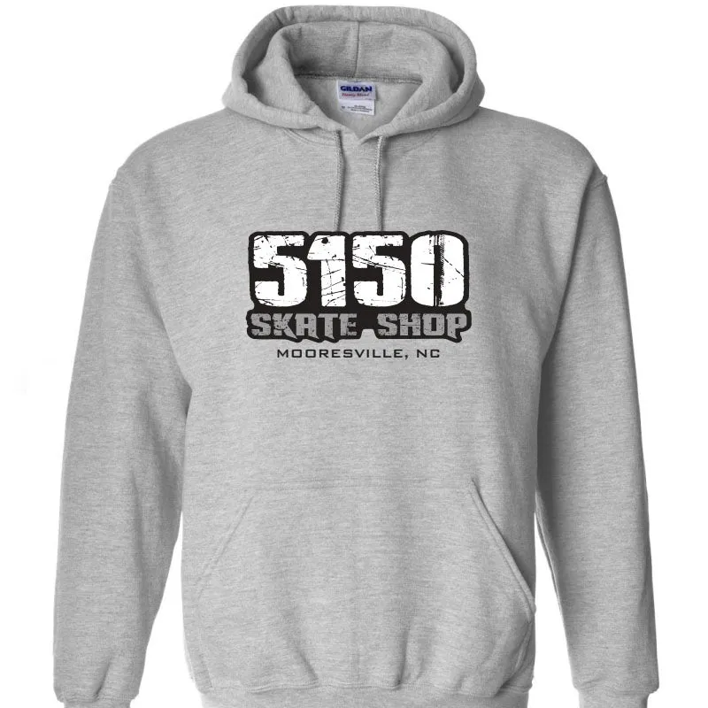 5150 Skate Shop Gray Hoodies