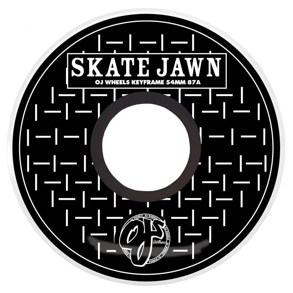 54mm Skate Jawn Keyframe 87a Wheels (White)