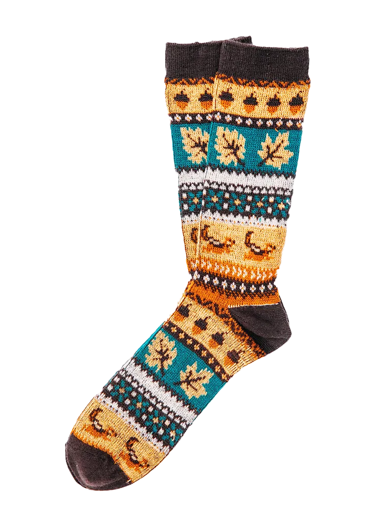 Acorn Harvest Socks