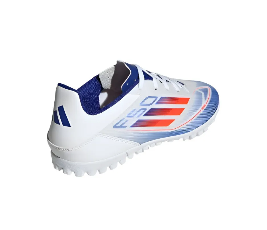 Adidas Adults Astro Turf Boots F50 Club TF Cloud White/Solar Red/Lucid Blue