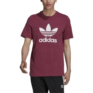 Adidas Original 3-TREFOIL T-SHIRT TEE Men’s -VICTORY CRIMSON/WHITE