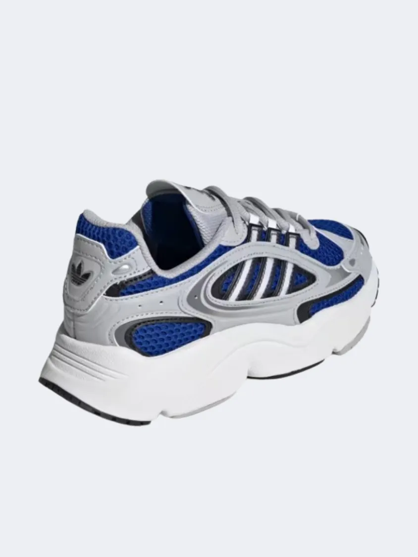 Adidas Ozmillen Gs Boys Original Shoes Grey/Black/Blue