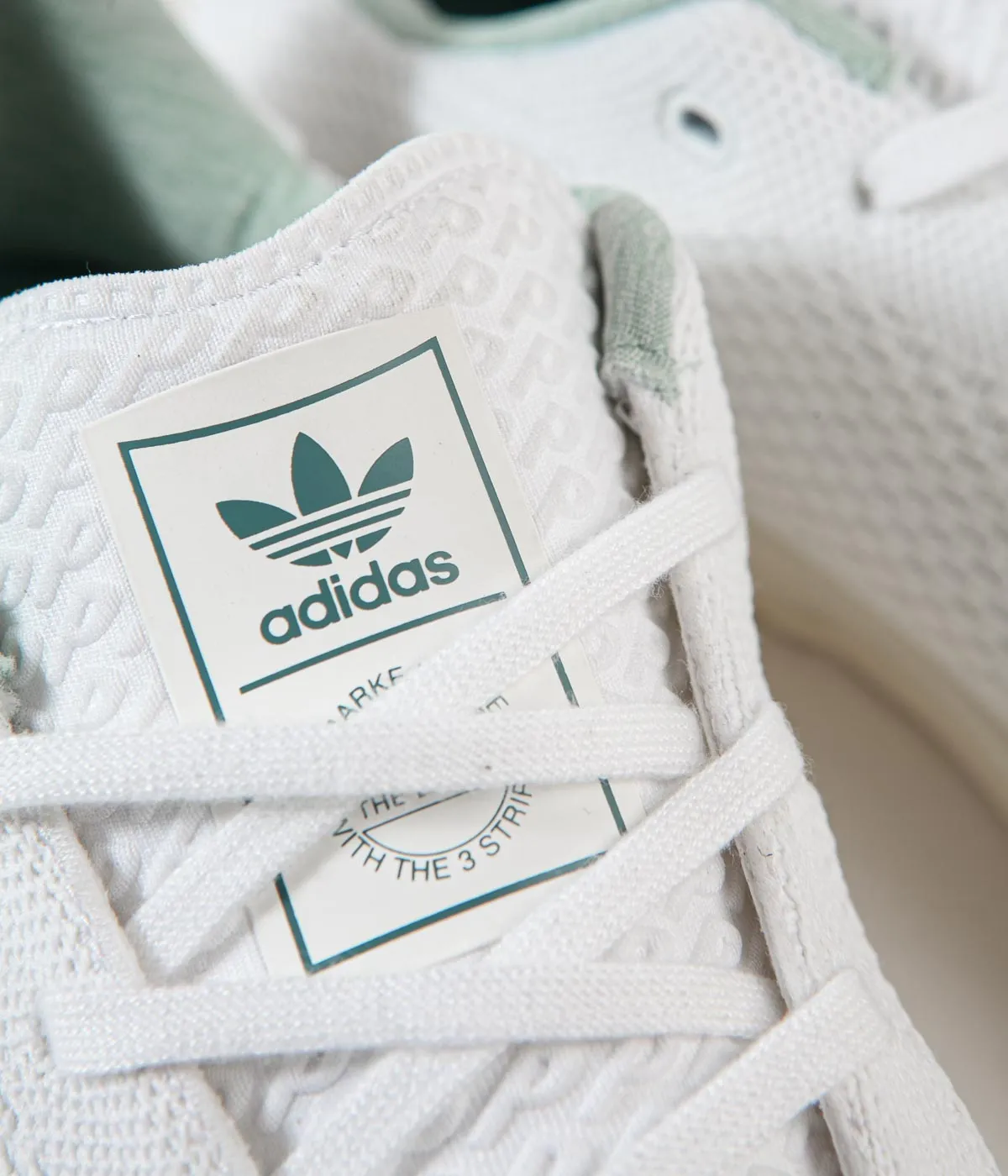 Adidas Puig Primeknit Primeblue Shoes - FTWR White / Hazy Emerald / Hazy Green