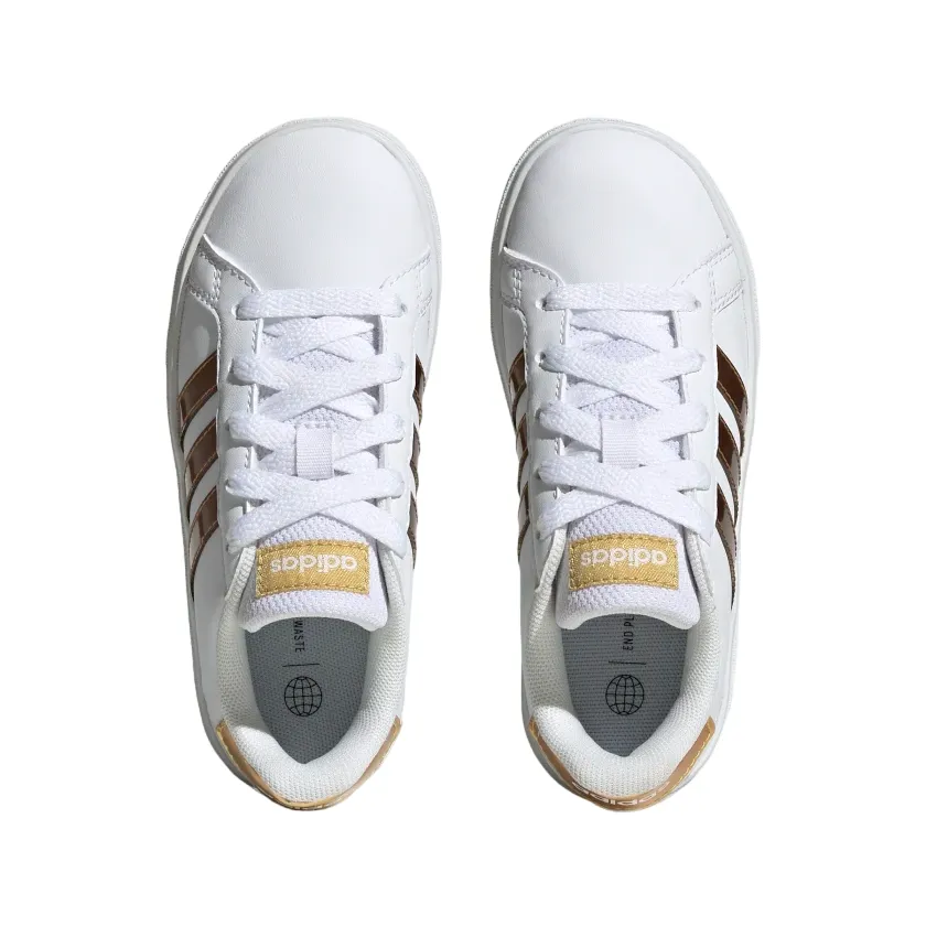 Adidas sneakers unisex Grand Court 2.0 K GY2578 cloud white-matte gold