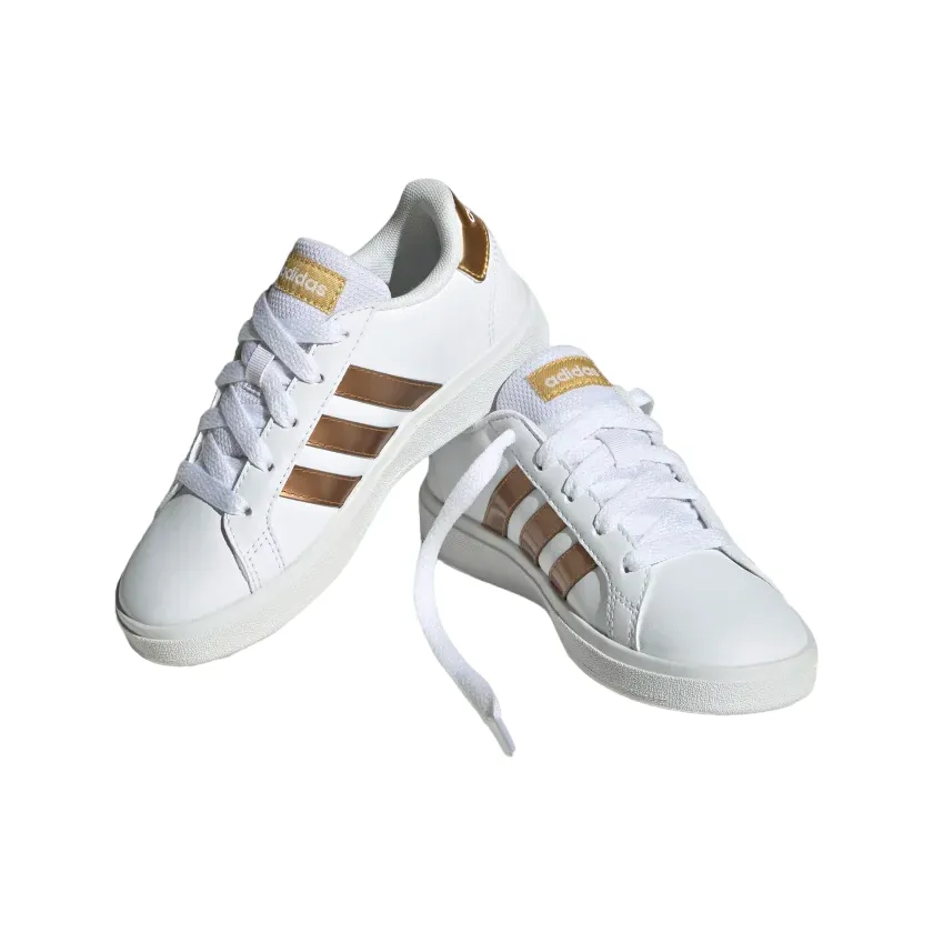 Adidas sneakers unisex Grand Court 2.0 K GY2578 cloud white-matte gold