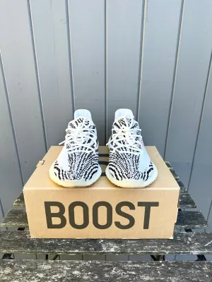 ADIDAS YEEZY BOOST 350 V@ Zebra Sneakers