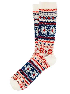 Alpine Snowflake Sock