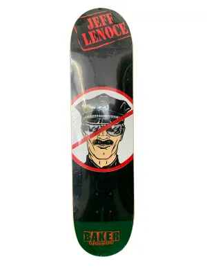 Baker Jeff Lenoce No Anti Skate Police 7.75" Classic Skateboard Deck