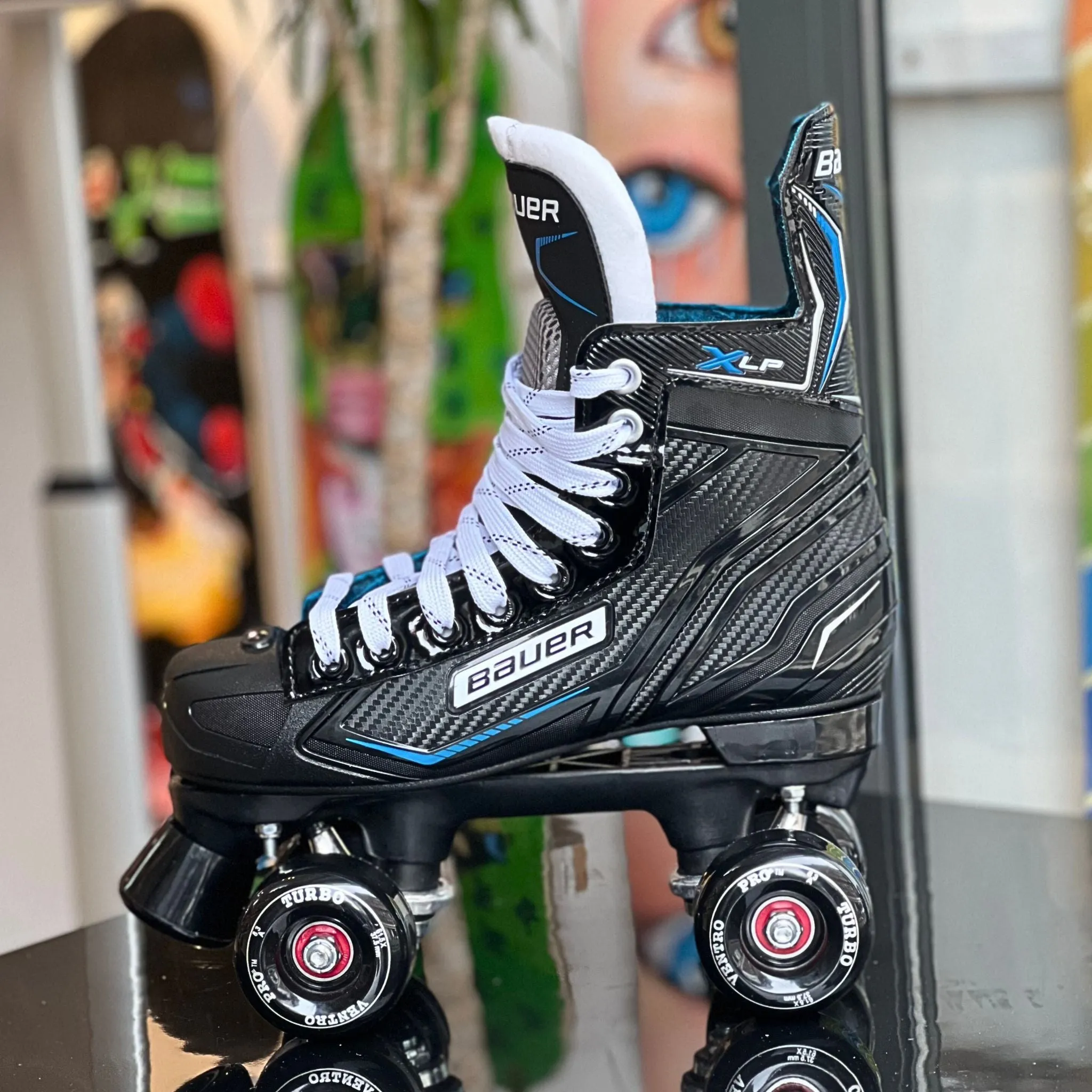 Bauer X-LP Quad Roller Skates with Ventro Wheels