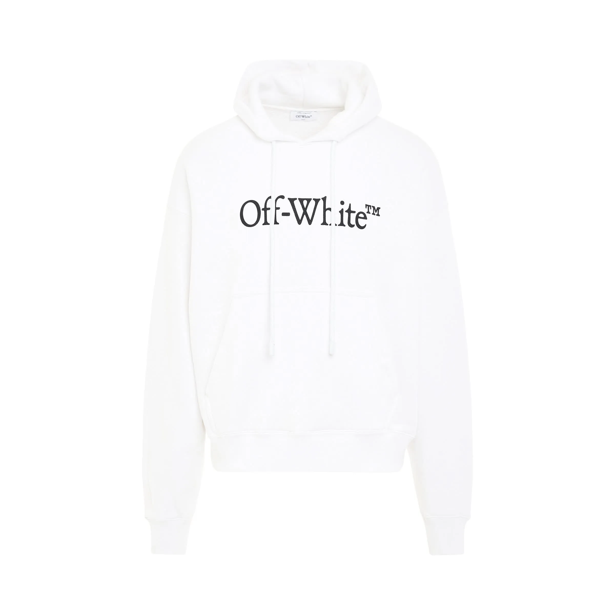 Big Bookish Skate Fit Hoodie in White