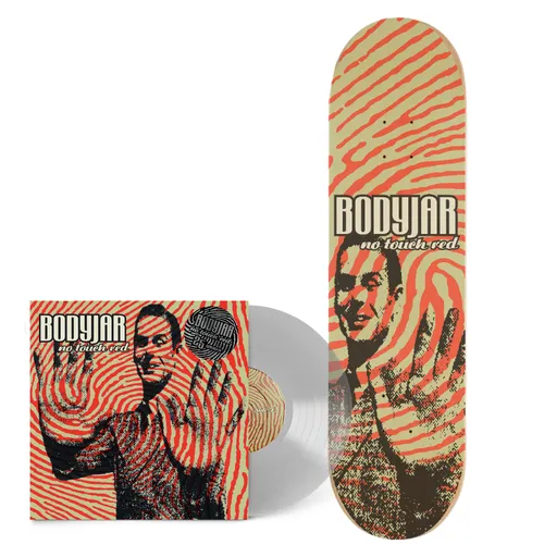 Bodyjar No Touch Red - LTD Clear Vinyl Plus Skate Deck