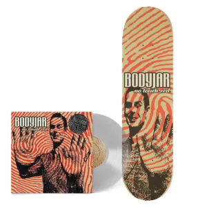 Bodyjar No Touch Red - LTD Clear Vinyl Plus Skate Deck