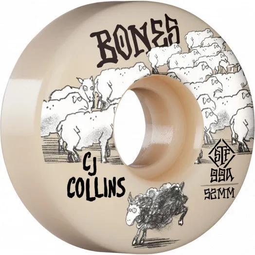 BONES - Collins Street Tech Formula 52mm/99a V3 Slim Skateboard Wheels