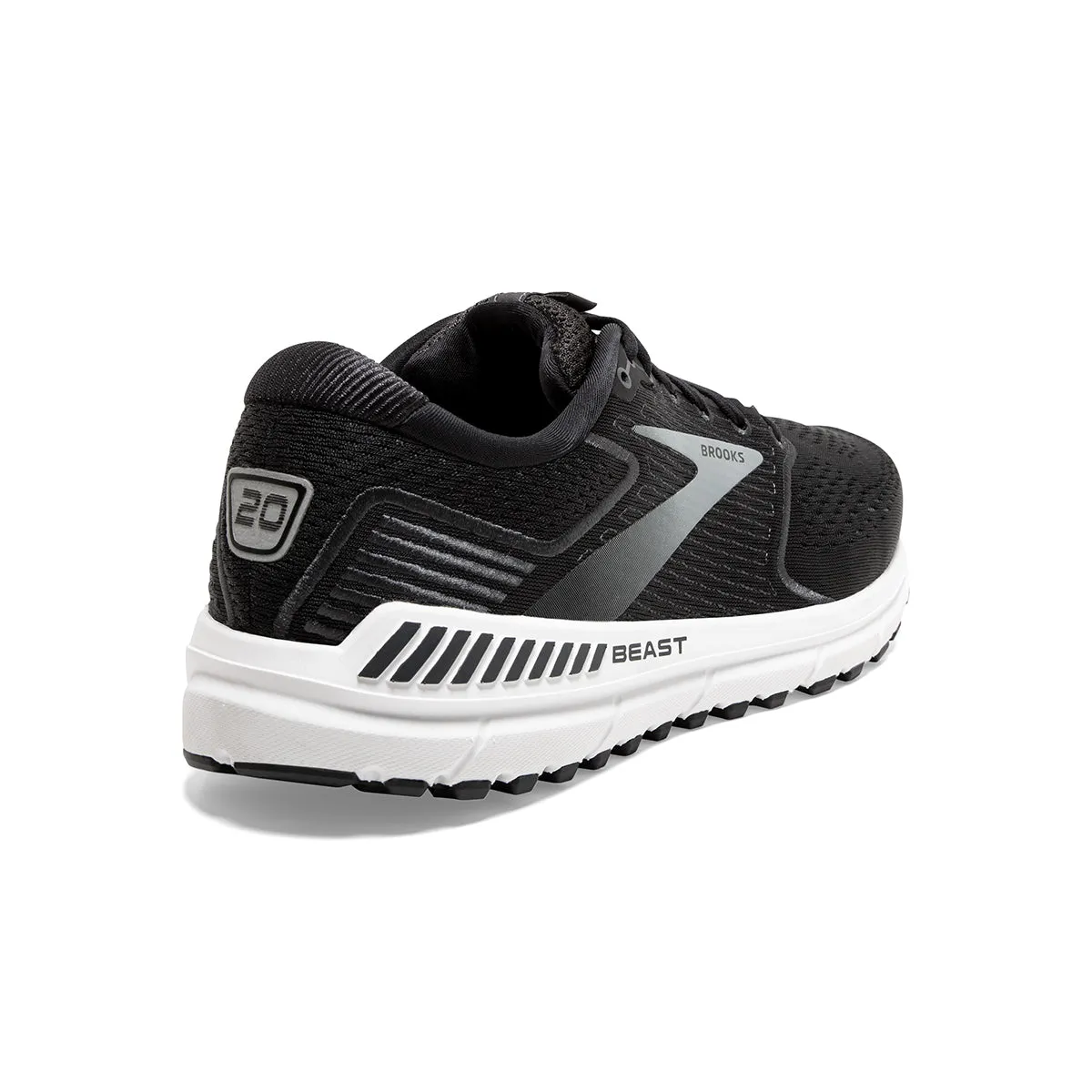 Brooks Beast 20 Mens | Black/Ebony/Grey