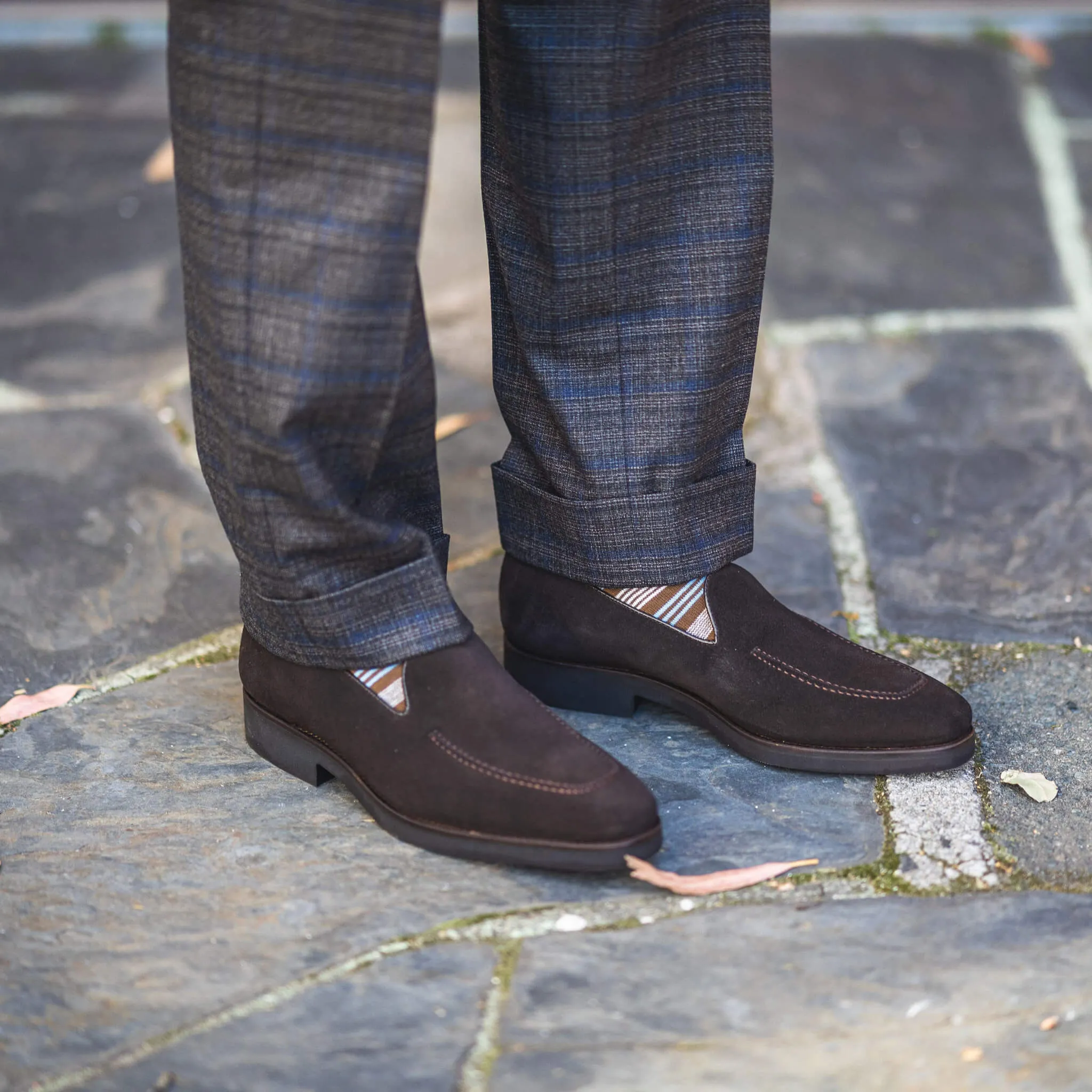 Brown Suede Loafer