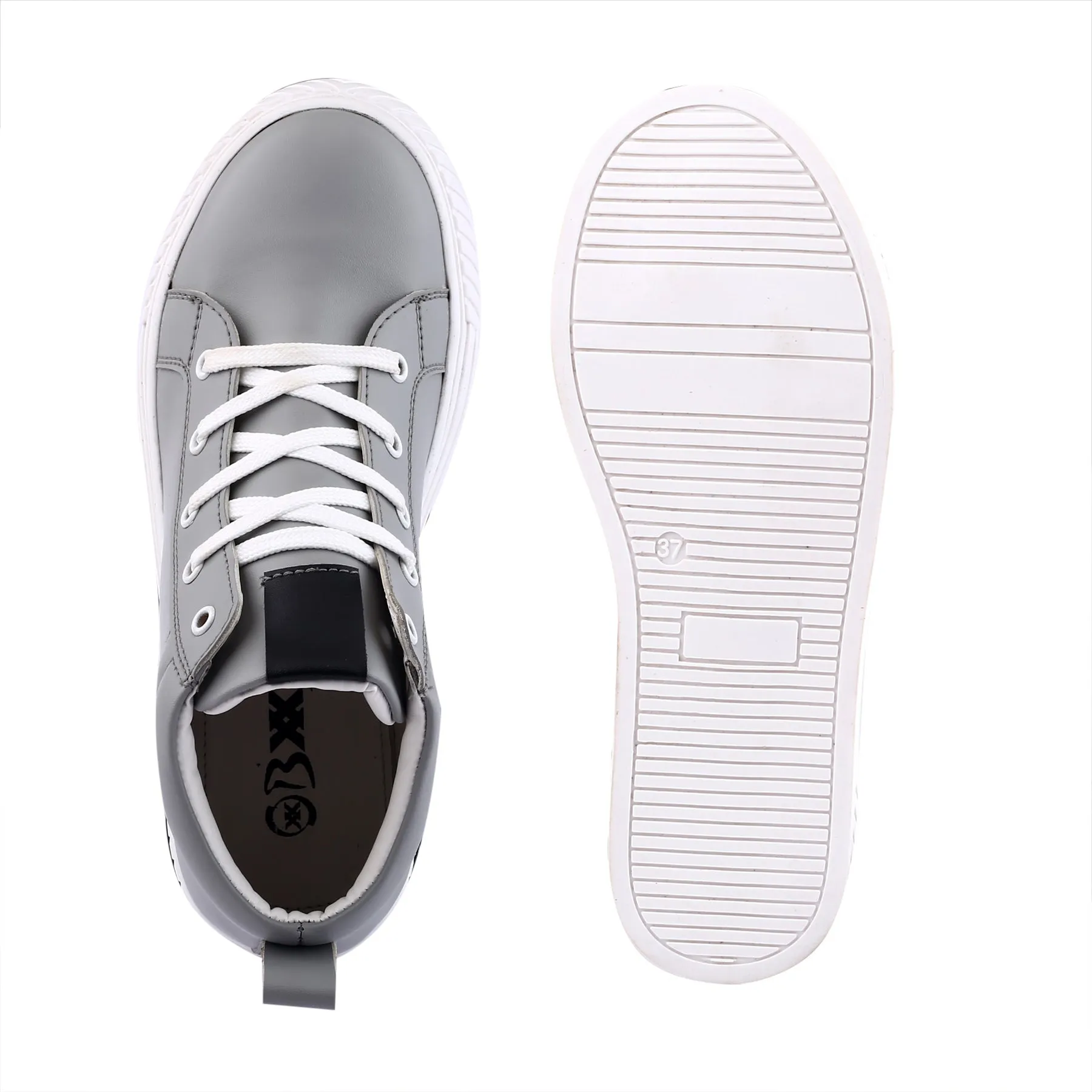 Bxxy Latest Daily Wear Casual Lace-up Sneakers For Women