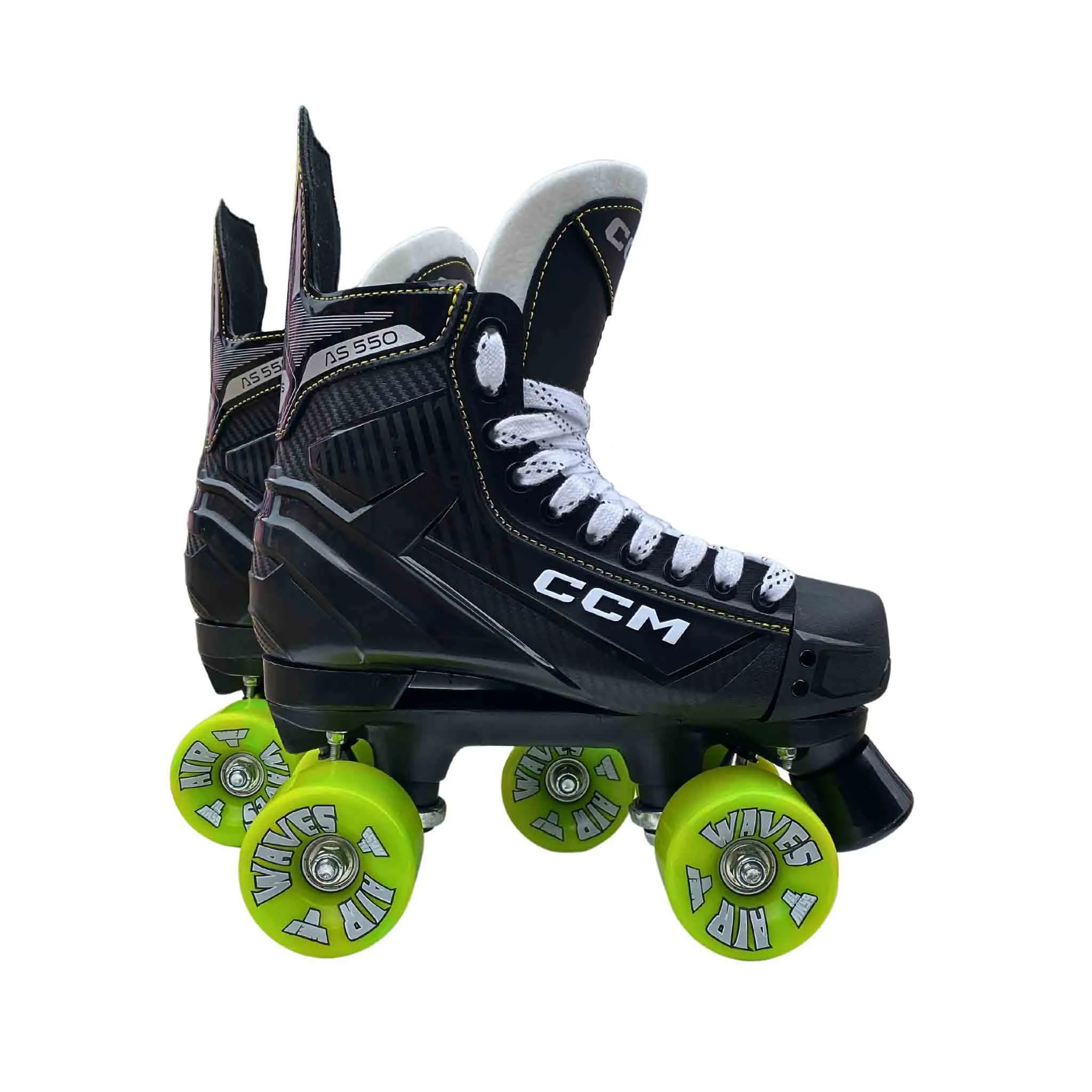 CCM AS 550 Roller Skates with Airwaves Wheels