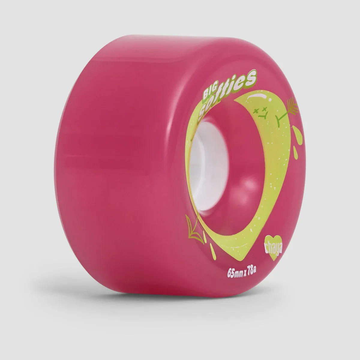 Chaya Big Softies 78A Wheels x4 Clear Pink 65mm