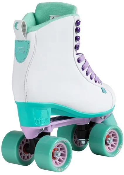 Chaya Melrose White/Teal Roller Skates