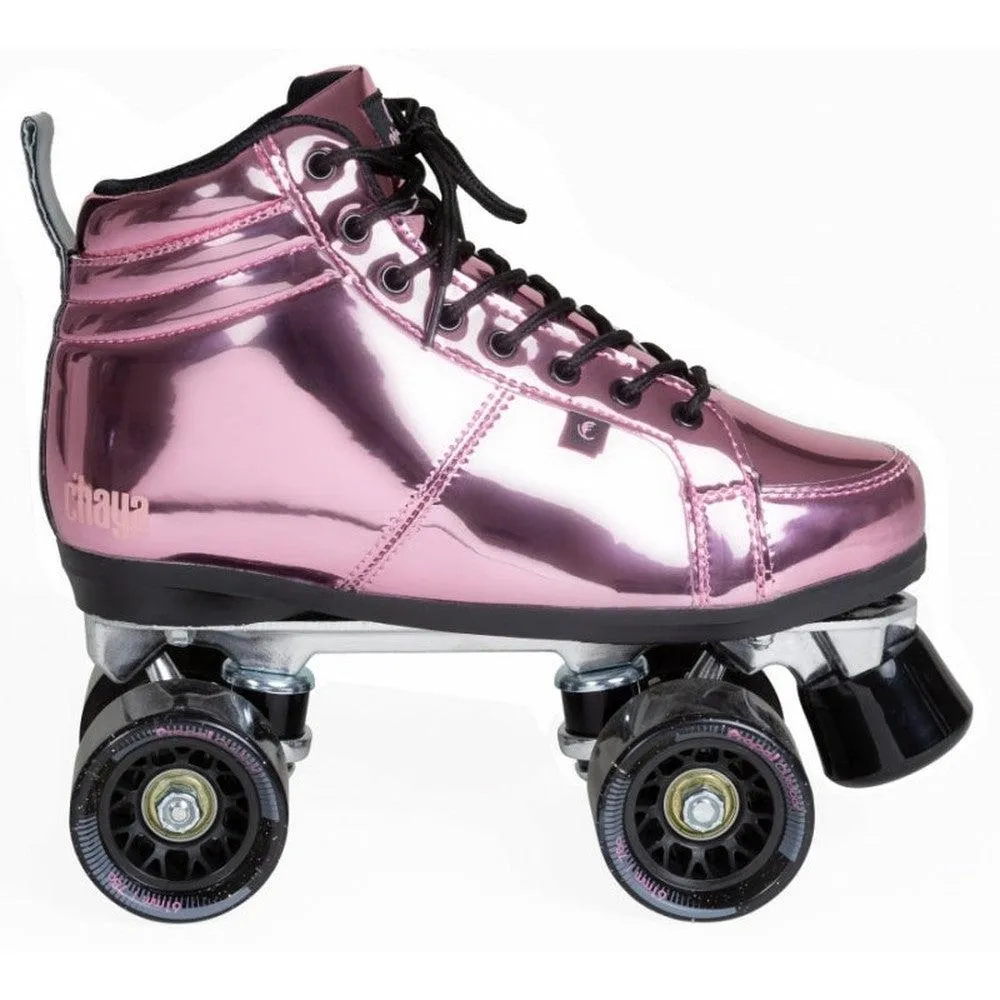 Chaya Vintage Pink Laser Roller Skates