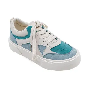 Color Block Round head Sneakers