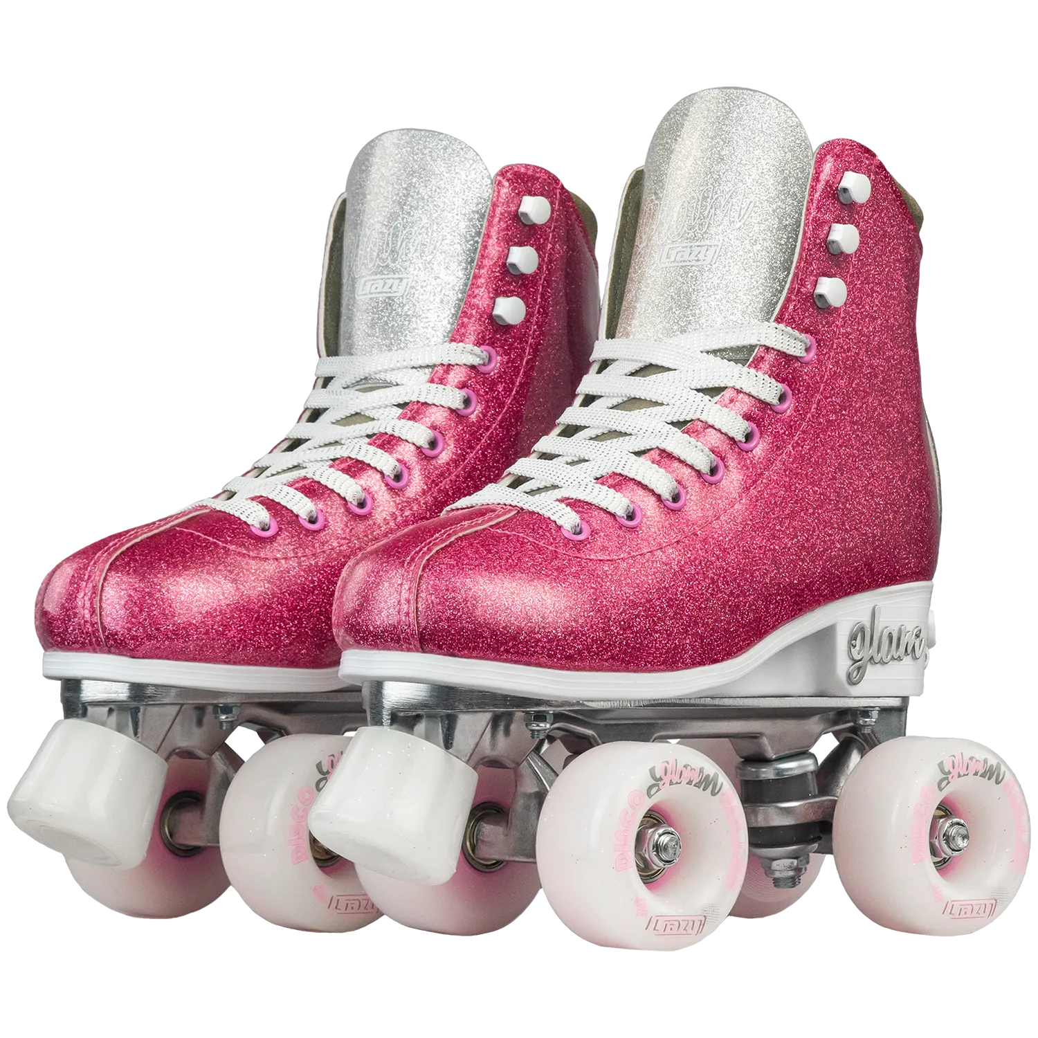 Crazy Glam Adjustable Roller Skates Pink/Silver