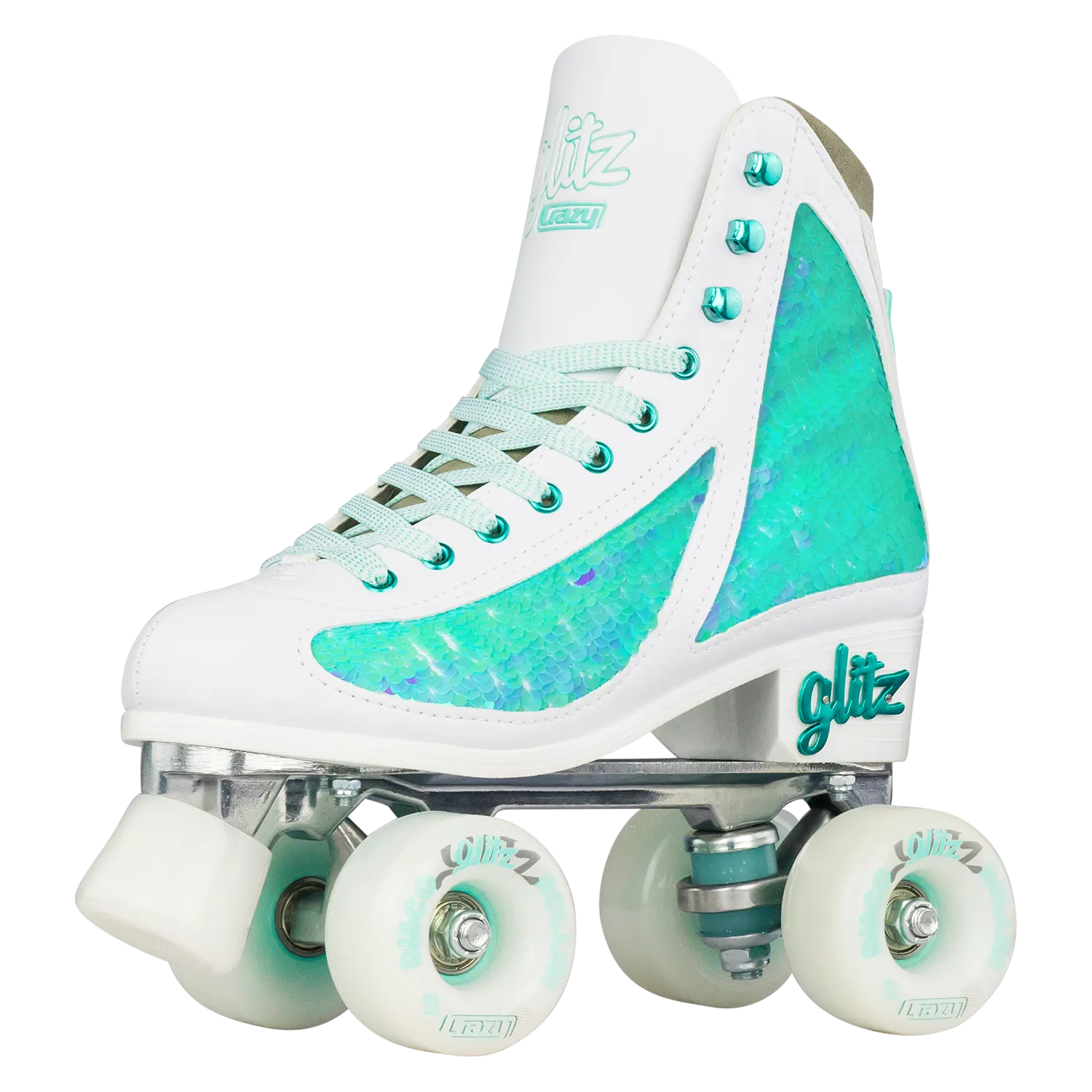 Crazy Glitz Roller Skates Turquoise