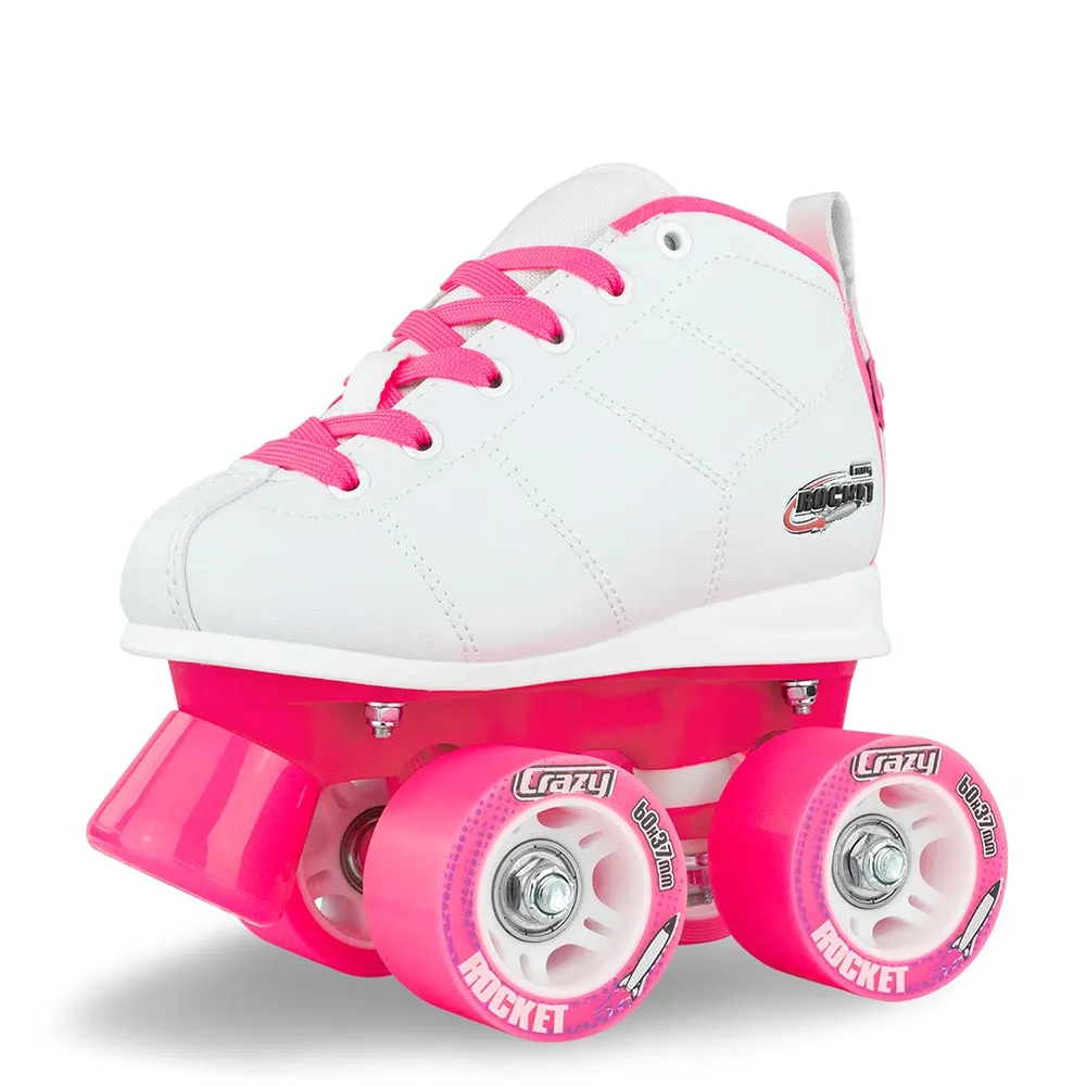 Crazy Rocket Junior Roller Skates White