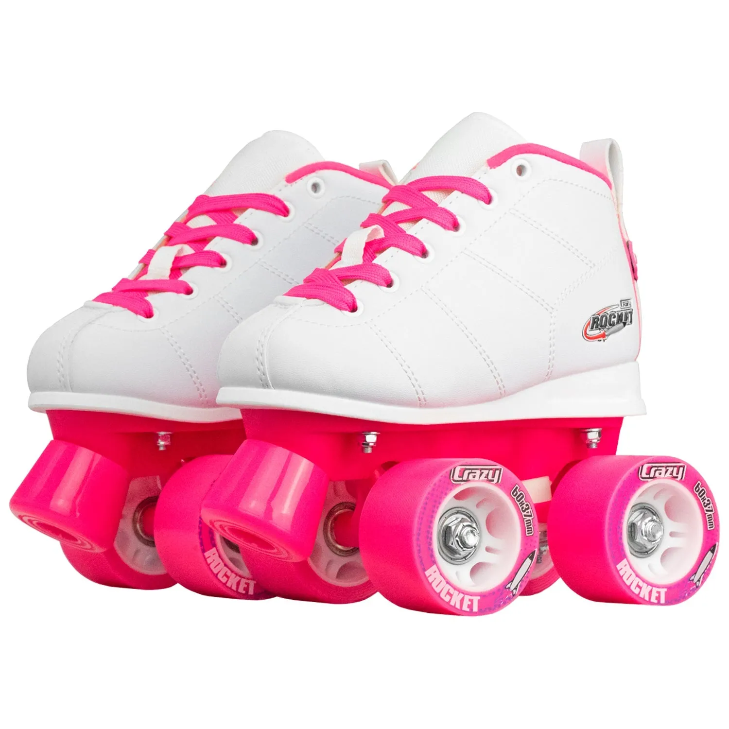 Crazy Rocket Junior Roller Skates White