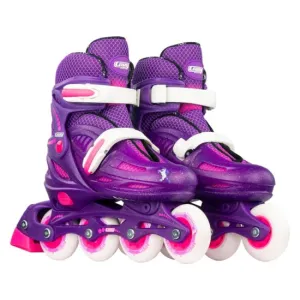 Crazy Skates 148 Adjustable Purple Glitter