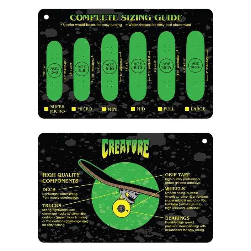 Creature 8.0" x 31.25" Logo Full Complete Skateboard