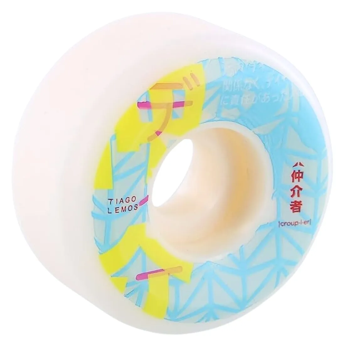 Crupie 51mm Japan Tiago Lemos Flatspot Resist Skateboard Wheels - Blue