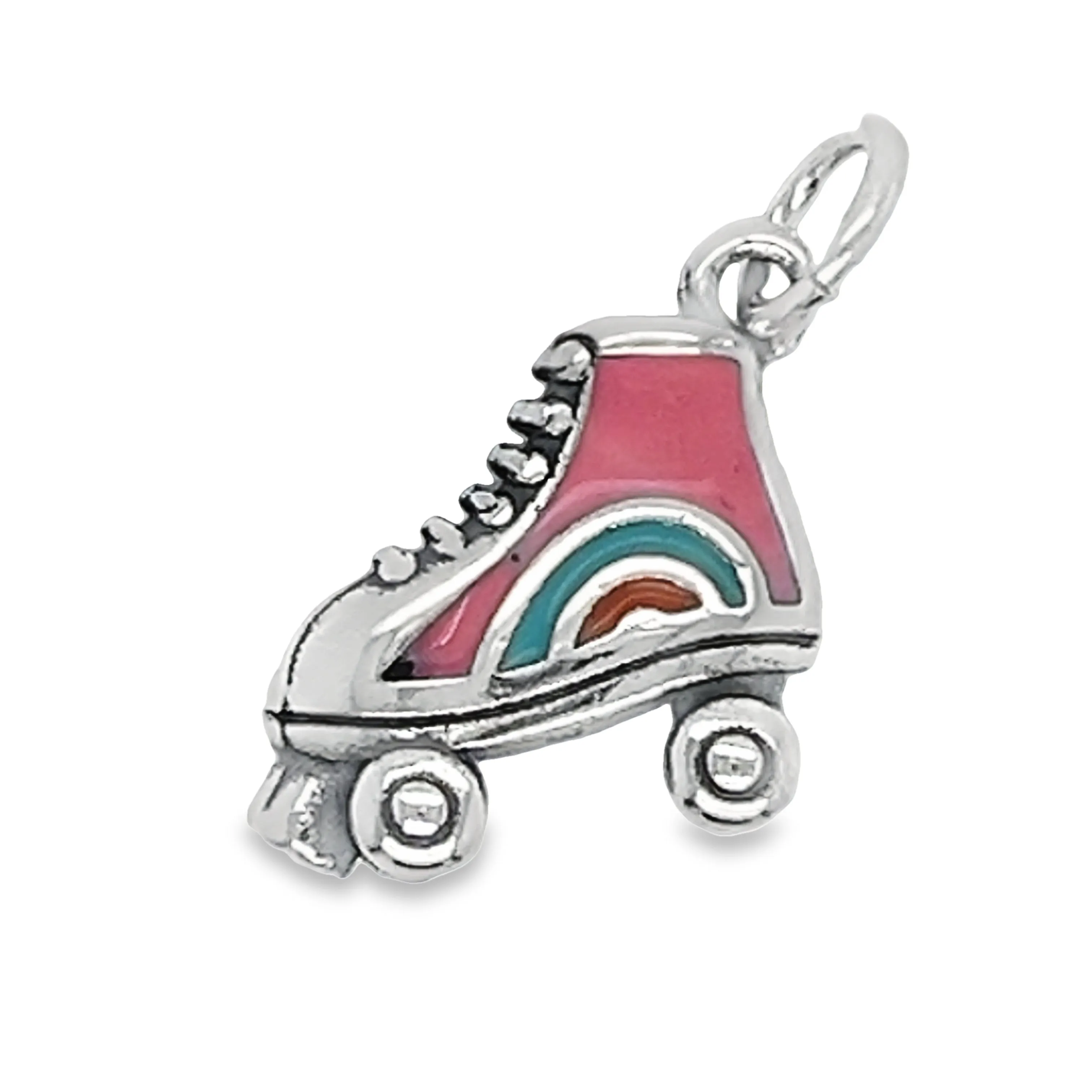 D1701 Pink Roller skate Pendant