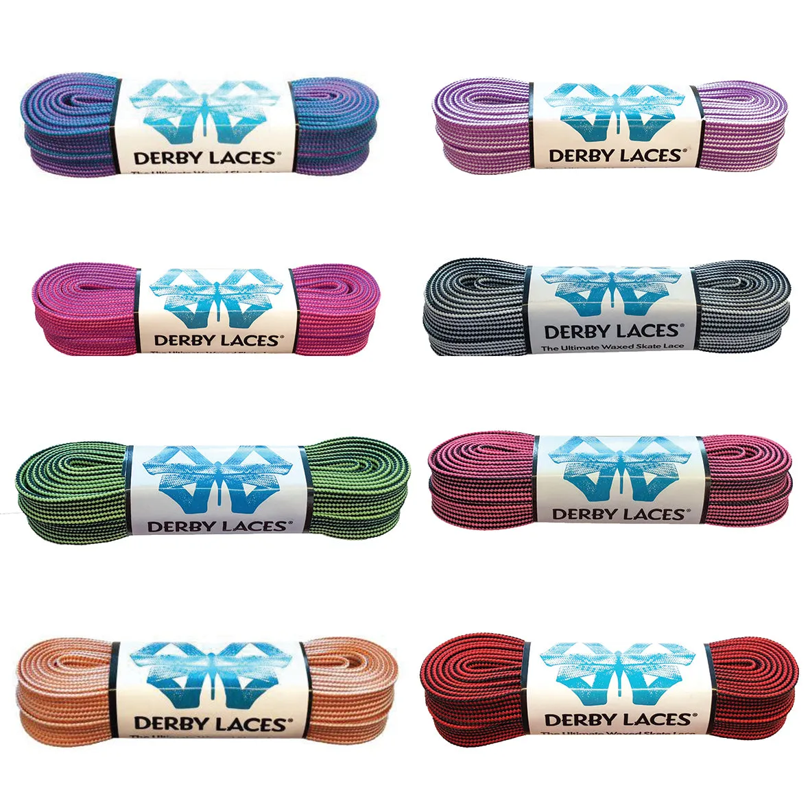 Derby Laces - Waxed Roller Skate Laces - 84 Inch