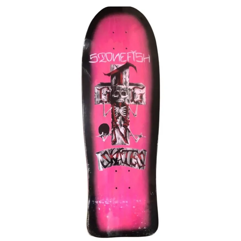 Dogtown 10.125" x 30.325" Stonefish Reissue Red/Black Fade Skateboard Deck