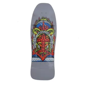 Dogtown 10.361" x 30.754" Scott Oster 80s Reissue (COOL GREY FULL DIP) Skateboard Deck