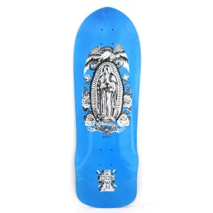 Dogtown 10" x 30.25" Jesse Martinez Guadalupe 1987 Reissue (BLUE DIP/SILVER) Made in USA Skateboard Deck