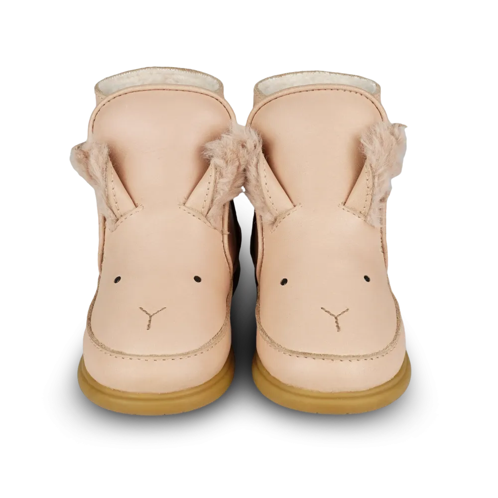 Dubu Exclusive Shoes | Fluffy Bunny | Light Rust Leather