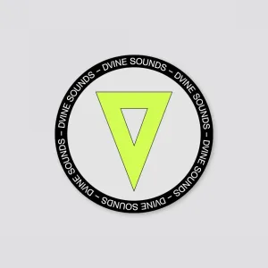 DVINE Sounds Logo Circle Sticker