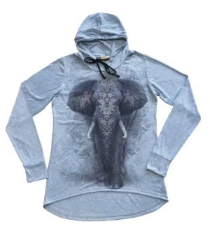 Elephant Hooded Sweatshirt