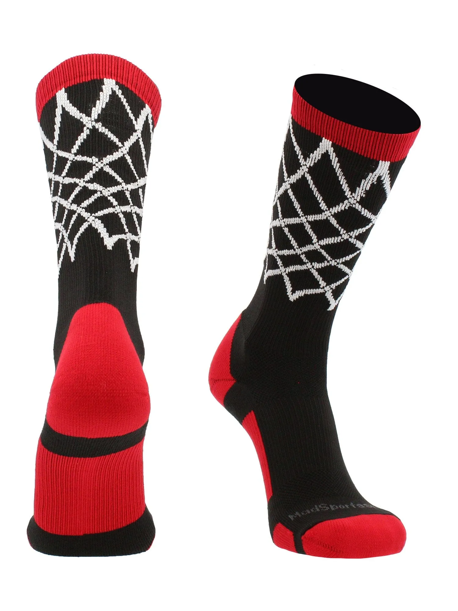 Elite Basketball Socks with Net Crew length - made in the USA