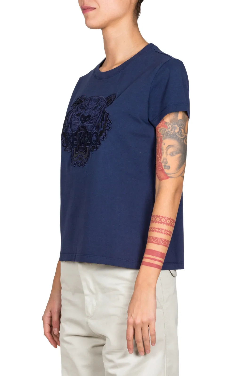 Embroidered Tiger T-Shirt