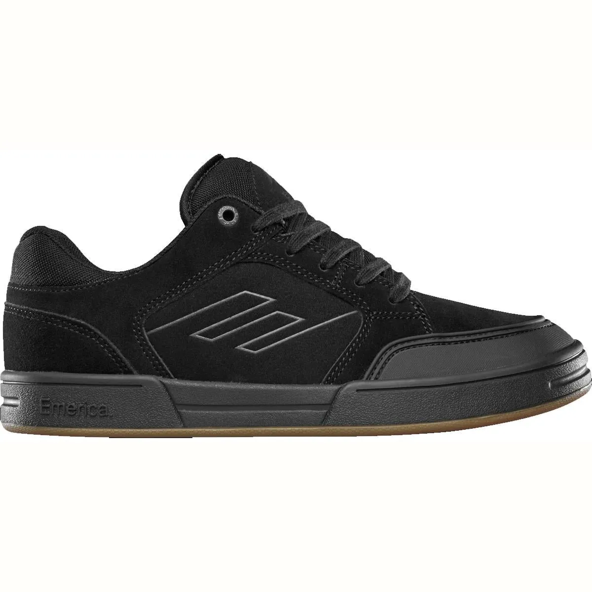 Emerica Heretic Black Black Skate Shoes