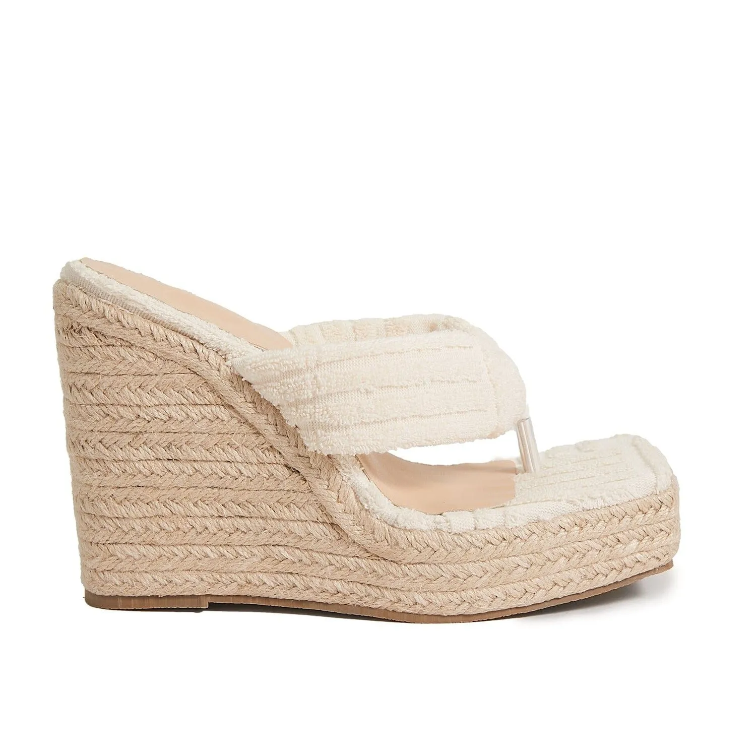 Espadrille Wedge Thong Sandals