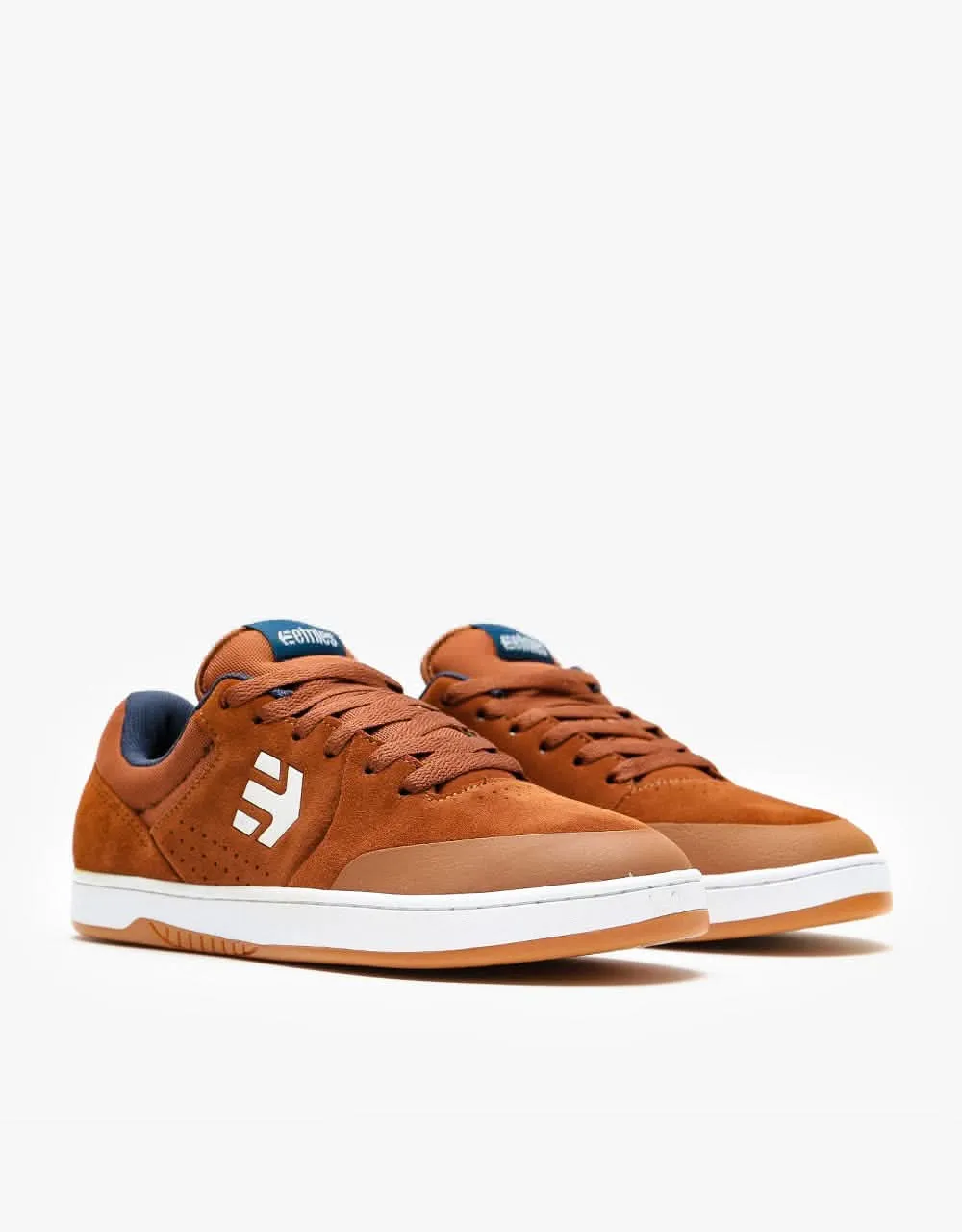 Etnies x Michelin Marana Skate Shoes - Brown/Navy