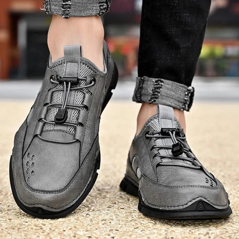 FC153 Outdoor Leather Breathable Men's Casual Shoes