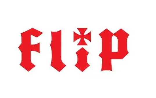 Flip Skateboards Logo | Die Cut Vinyl Sticker Decal | Blasted Rat