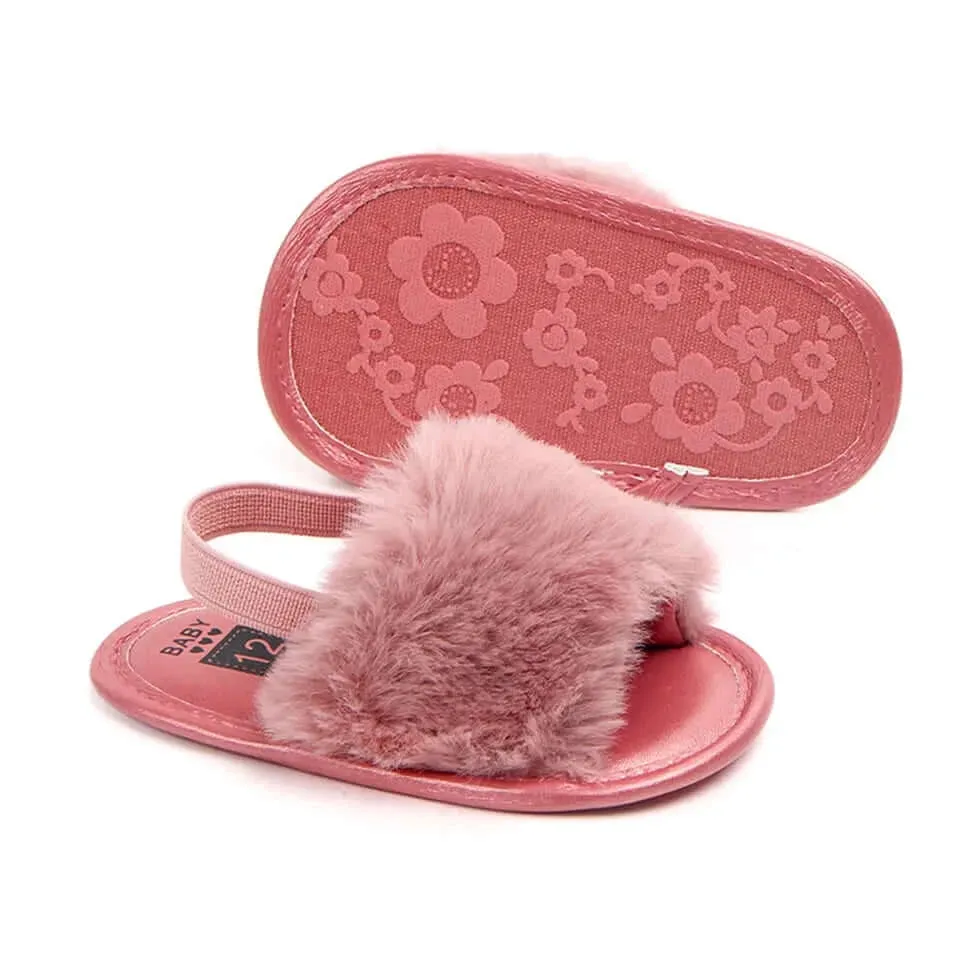 Fluffy Baby Slides